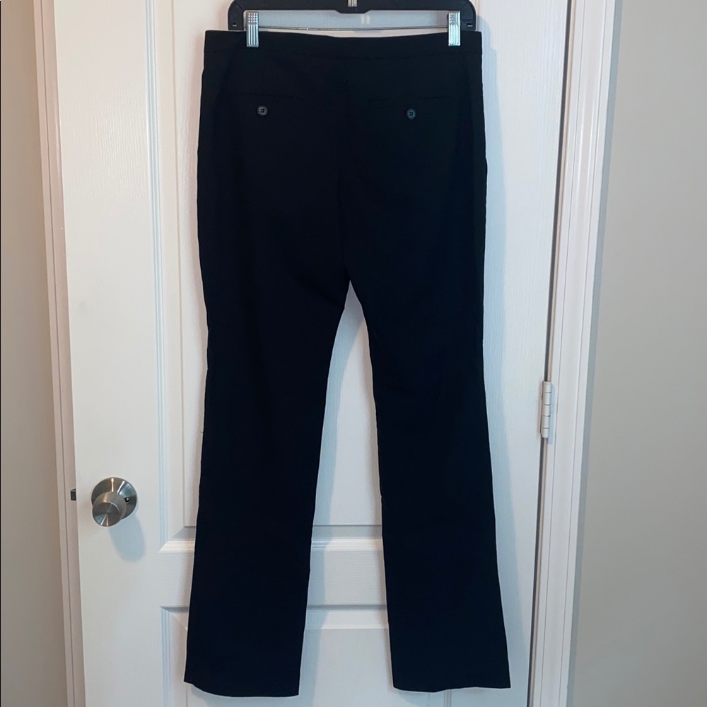 Theory Straight Leg Mid Rise Wool Blend Dress Pants - Picture 4 of 7